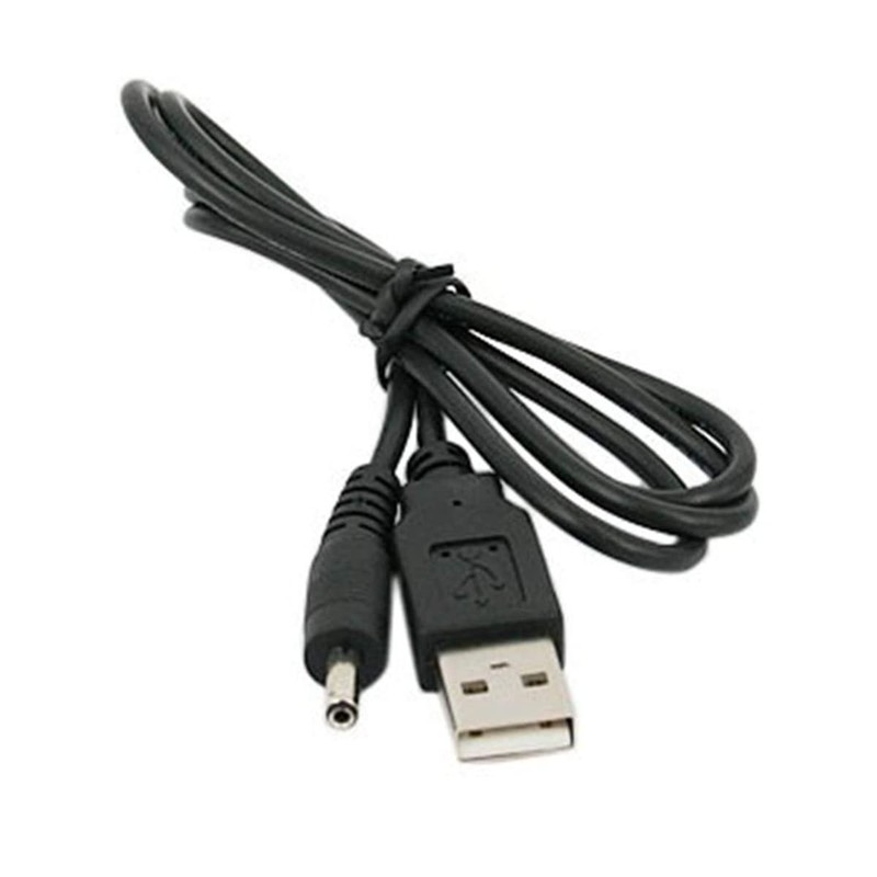 USB to DC 3.5mm Cable, 50cm USB A to DC 3.5mm x 1.35mm 5V DC Power Cord Barre... gallery