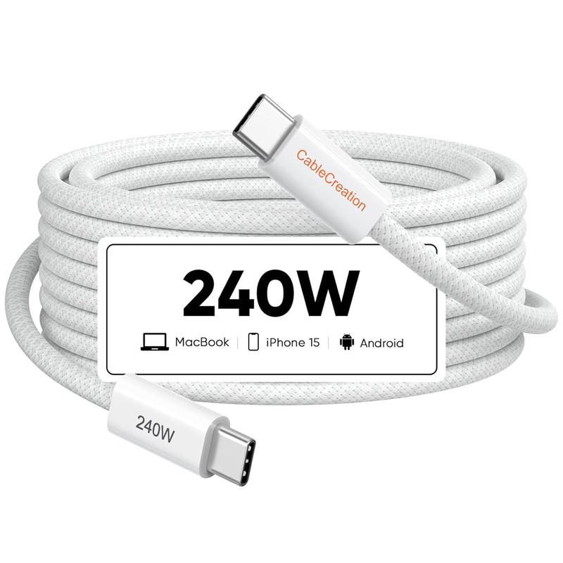 USB C to C Super Fast Charging Cable 240W 6.6Ft, Iphone 16 15 Pro Max Charger Co