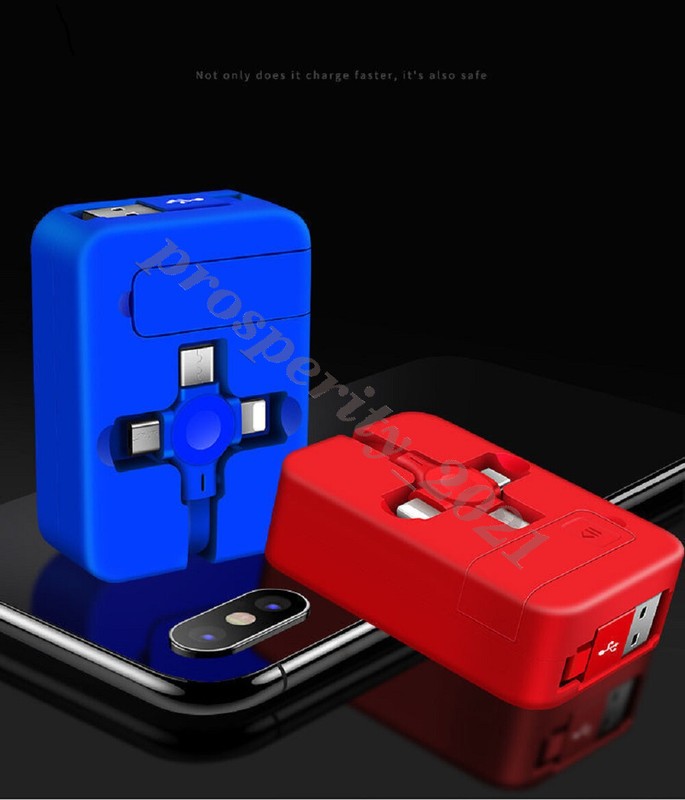 Phone Stand Powerbank Charge Cable Charger Data Cable Retractable Charge Cable gallery