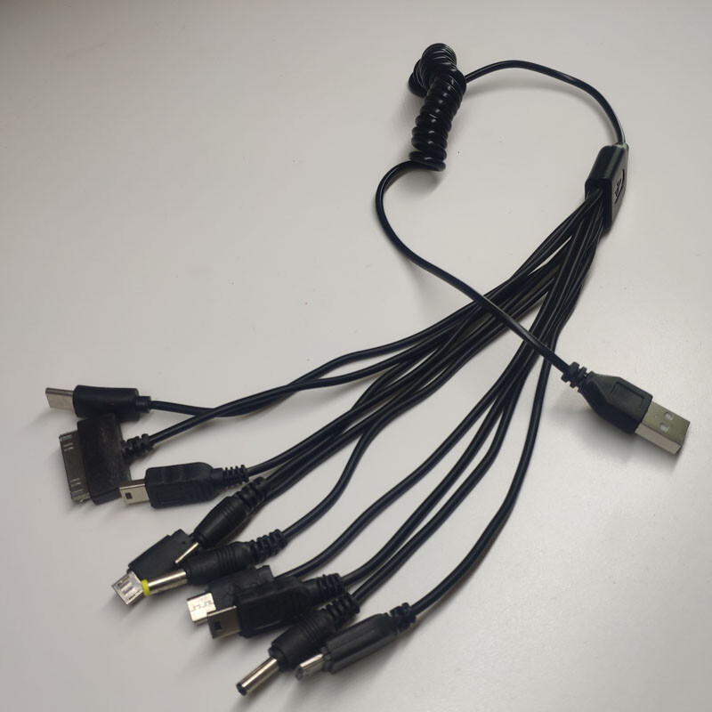 10 In 1 Multiple Use Micro USB Cable Charger Adapter for Cell Phone Pda Device gallery