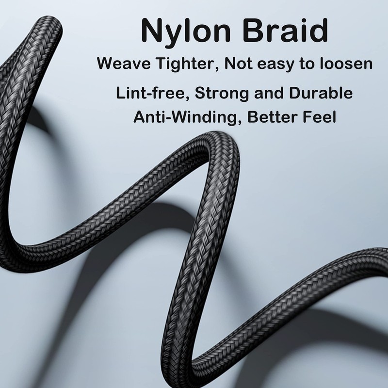 USB C Splitter Cable,USB C Male to 3 Type-C Male Charge Cable,3 in 1 Nylon Br... gallery