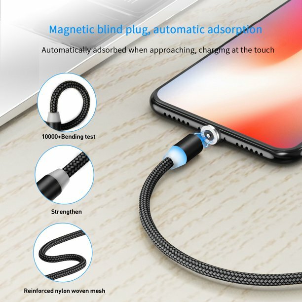 3 in 1 Universal Magnetic USB Charging Cable For iPhone Type C Micro USB gallery