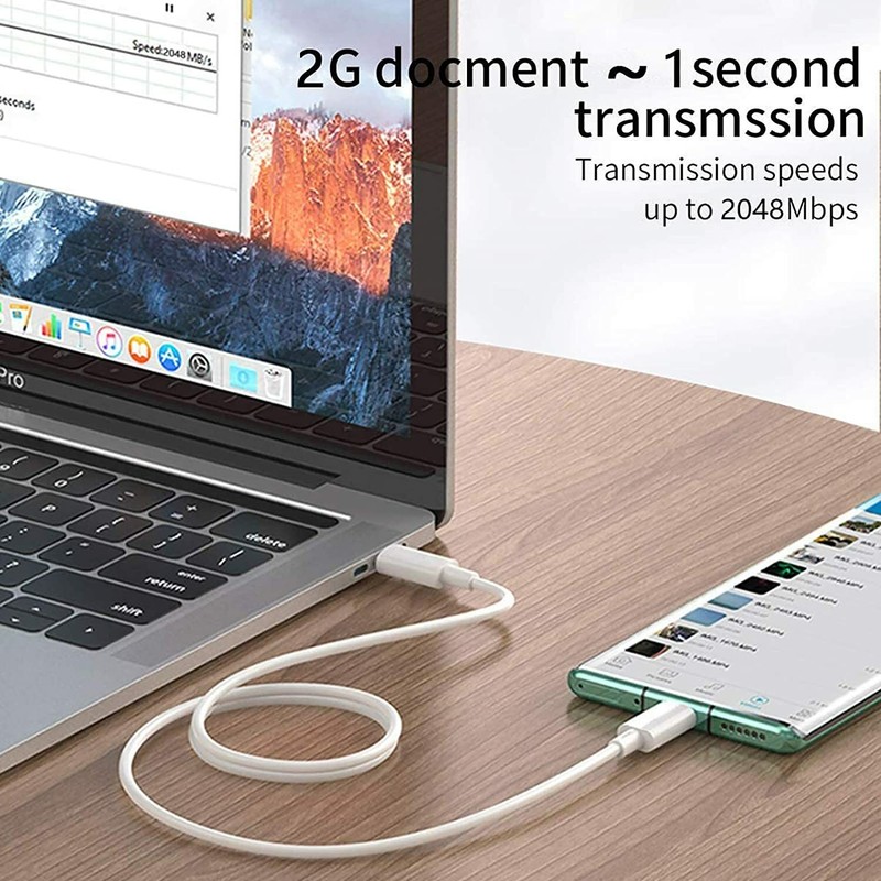 6FT 100W USB C To C Cable Fast Charger PD Cord For 17/16/15 Pro Samsung Macbook gallery