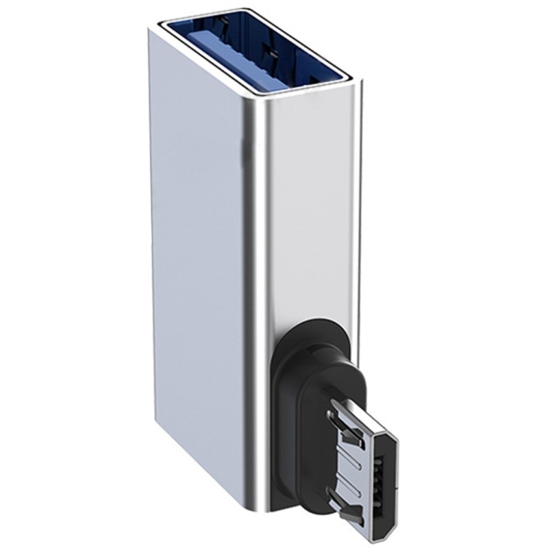 USB A to MicroUSB OTG Cable Adapters For Data Transfer And Charging Aluminum gallery