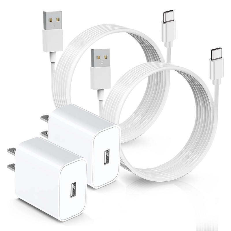 2 Pack 10FT USB Type C Camera Charger for Eufy Security SoloCam S220/S340/S4/...