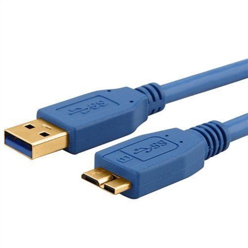 Micro USB 3.0 Fast Charging Data Sync Cable For Samsung Galaxy S5 Note 3 – Blue
