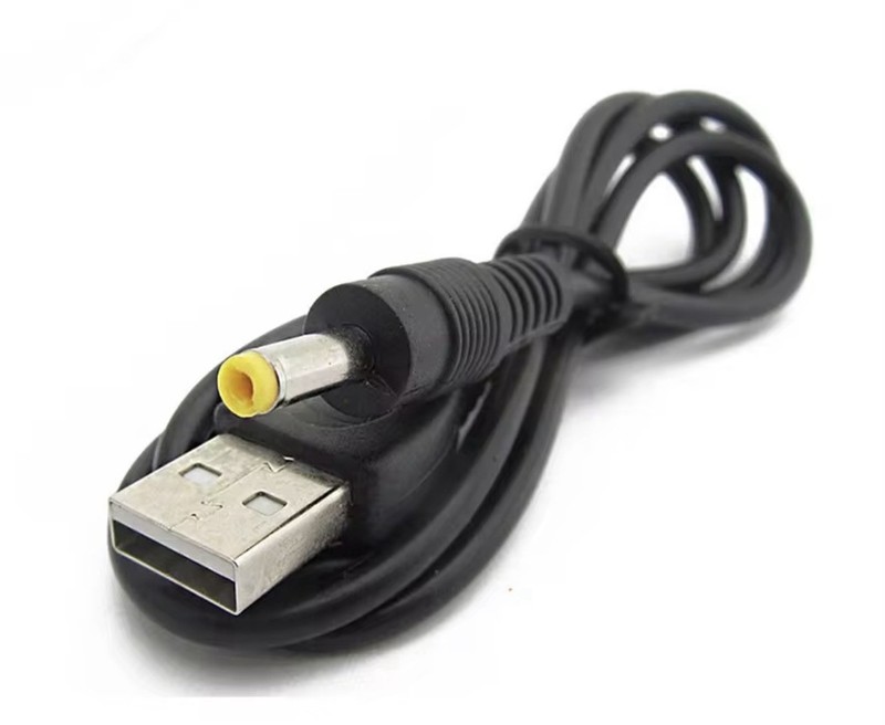 USB To DC 4.0x1.7mm Plug 5V Power Charge Cord For PlayStation PSP 1000 2000 3000