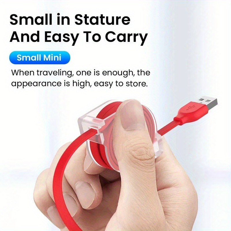 3 In 1 Charger Cable Type-C USB Micro Multi Cell Phone Retractable Charging 1pc gallery