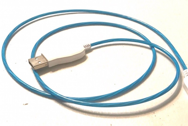 FLOW LED Light (3ft) el USB data sync charger cable FOR iPhone 6 5s 5c plus