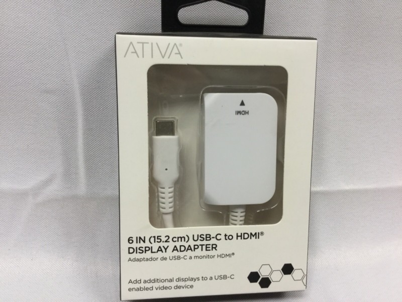 Ativa™ USB-Type-C-To-HDMI™ Adapter, 47258