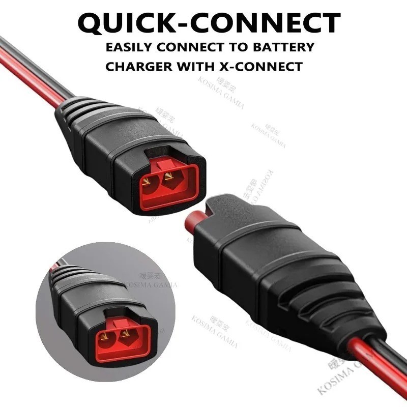 M10 Silicone Cable Car Plug Fast Charging Connector Compatible with NOCO GC008X gallery