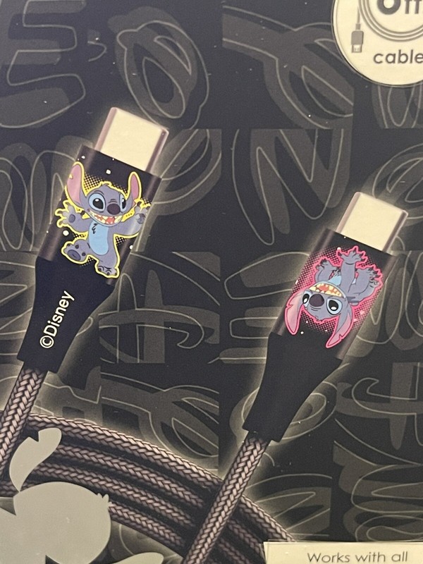 Disney Stitch charging Cable Type C To Type C 6 Ft Cable***NEW*** gallery