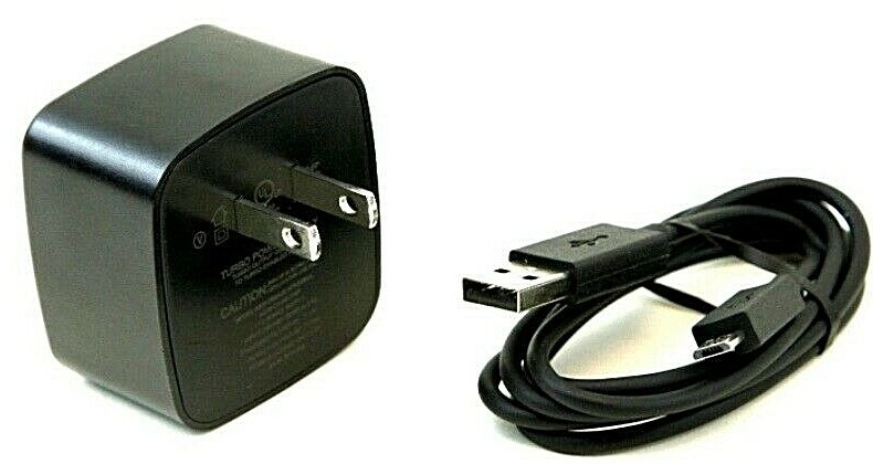 Motorola Oem 15W TurboPower Wall Charger with Original Micro & Type - C Cable gallery
