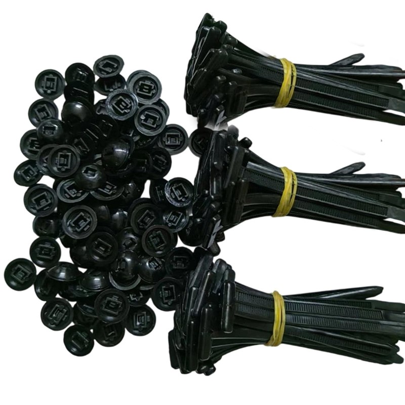 100PCS Snap-fit Nylon Fastening Clip for Car Repairs, Nylon Universal Cable T...