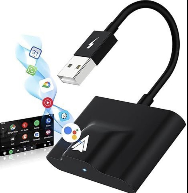 Android Auto Wireless Adapter USB + Type‑C | Converts Wired to Wireless Android
