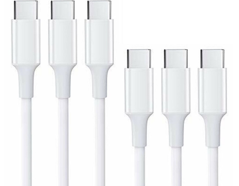 (5 pk) USB Type C to C 1M/3ft USB-C to USB-C PD Charging Cables Smart Charging gallery