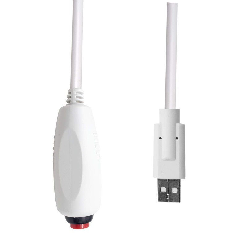 9.8ft White Nurse Call Cord Push Button To USB 2.0 Plug Cable With Clip gallery