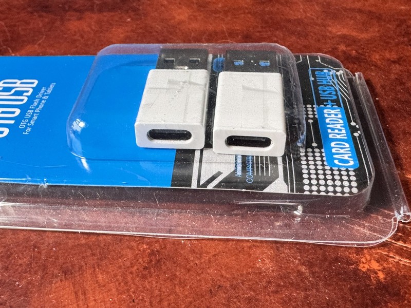 2 New OTG USB Flash Driver For Smart Phone & Tablets, USB-C to USB Apple iPhone gallery