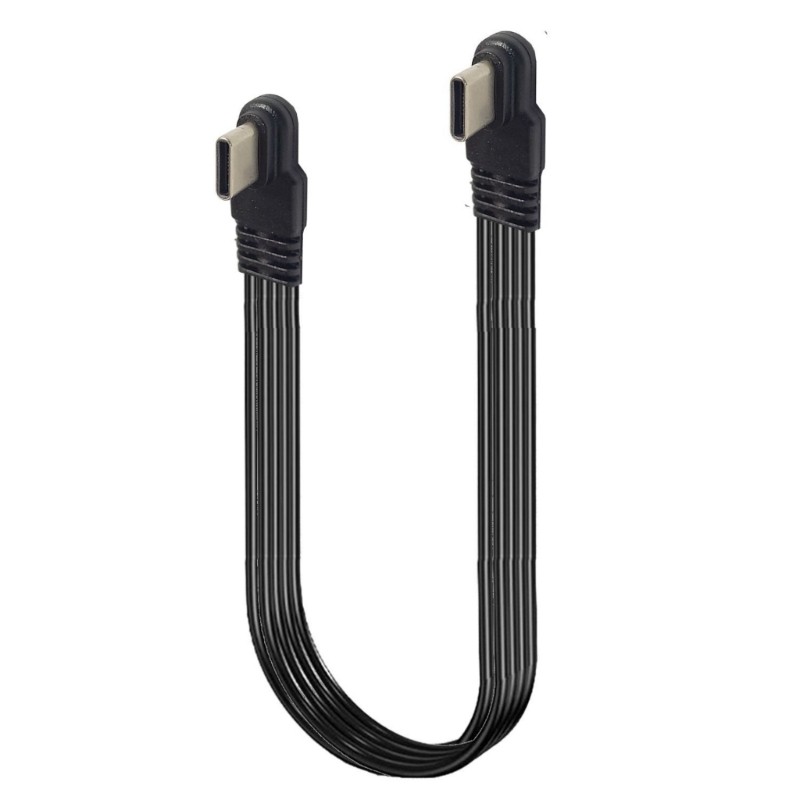 Right Angle to USB C Angled Data Transfer Fast Charging Cable 45W for Phone gallery