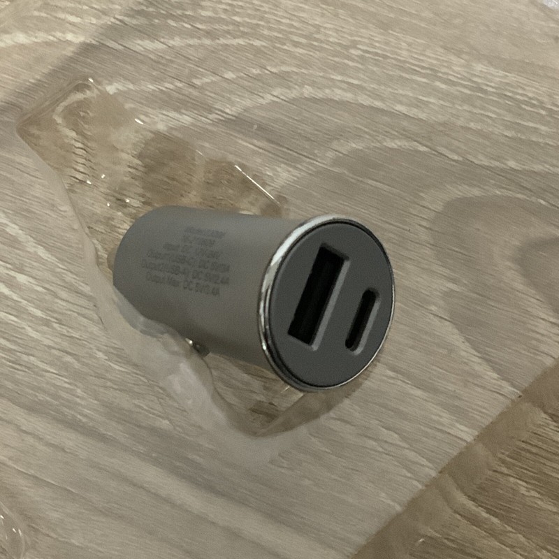 📀 Just Wireless Dual Port Car Charger USB-A and USB-C -Gray (AS SHOWN) gallery