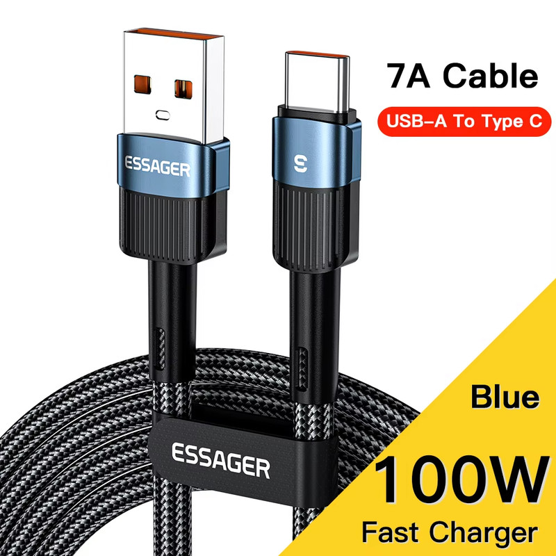 6A USB-C Cable for Fast Charging Huawei P30 Pro, Samsung, OnePlus, Poco F3 gallery