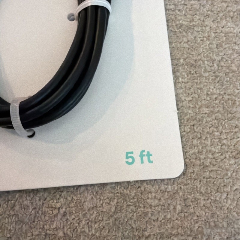 5' Lightning to USB-C Charging Cable - Dealworthy™ White Mfi Certified 2 Pack! gallery
