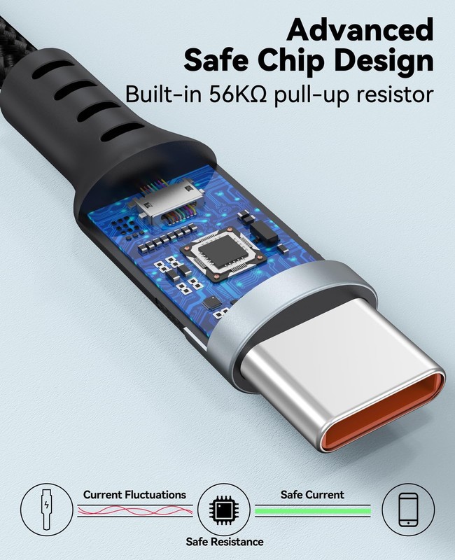 Short USB A to USB C Cable 3 inch, 60W Fast Charging TypeC Cord, USBA 2.0 480 gallery