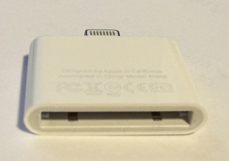 Genuine Apple Lightning to 30-Pin Adapter Sync Charge Connector A1468 gallery