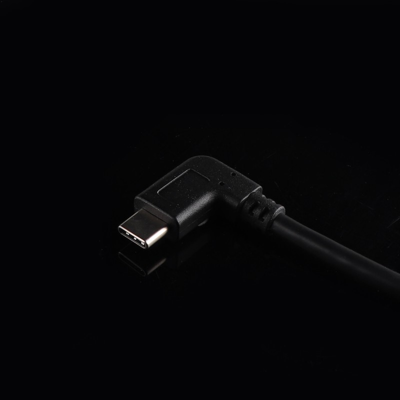 30CM Type-C USB 3.1 Male to USB-C Female 90 degree Extension Data Cord gallery