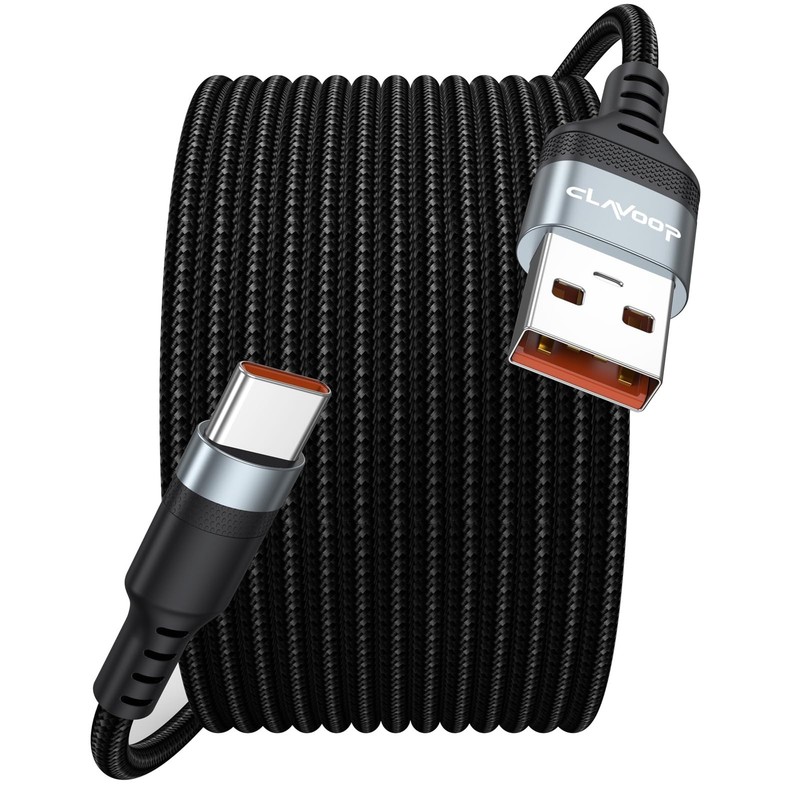 USB C Cable 15ft Fast Charging 23W, Extra Long USB A 2.0 to USB-C Charger Cord 1