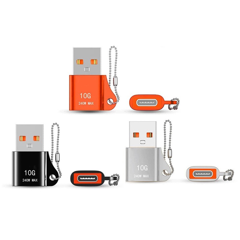 Effortless Device Connectivity Lightweight USB C to USBA Adapter and Keychain gallery
