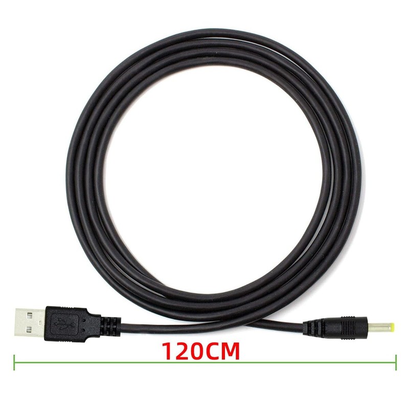 USB to DC 4.0x1.7mm Cable,USB 2.0 A to DC 5V 4.0x1.7mm Power Round Plug Cable... gallery