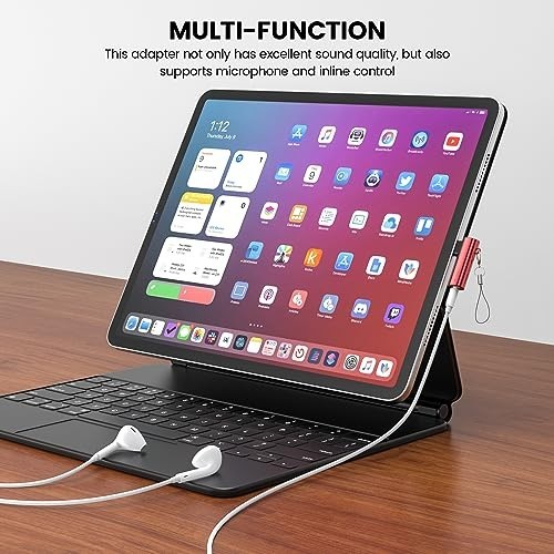 USB C to 3.5mm Headphone Adapter Right Angle Aux Mic Hi-Res DAC for Samsung Pixe gallery