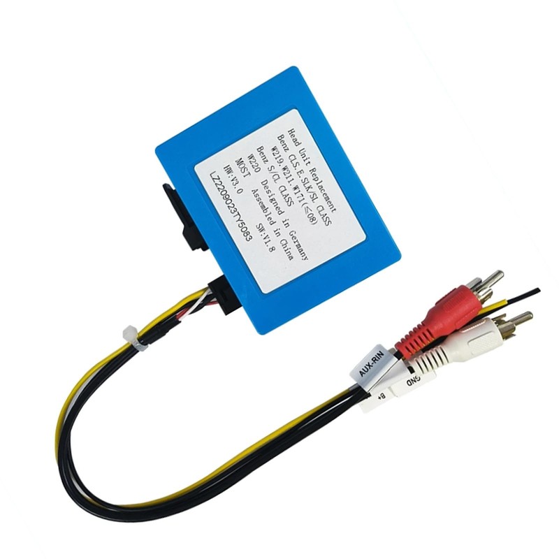 Optic Fiber Decoder for Mercedes-Benz ML/GL/R Class/S W221/CLS, Optical Box M...