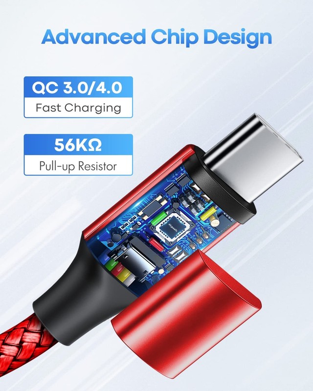 Long USB C to USB C Cable [20ft, 1-Pack], 20 Foot USB 2.0 Type C to Type C Ch... gallery