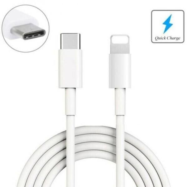 USB-C 20W to iPhone Cable PD Fast Charger Cord For Apple 14 13 12 11 8 7 XR iPad