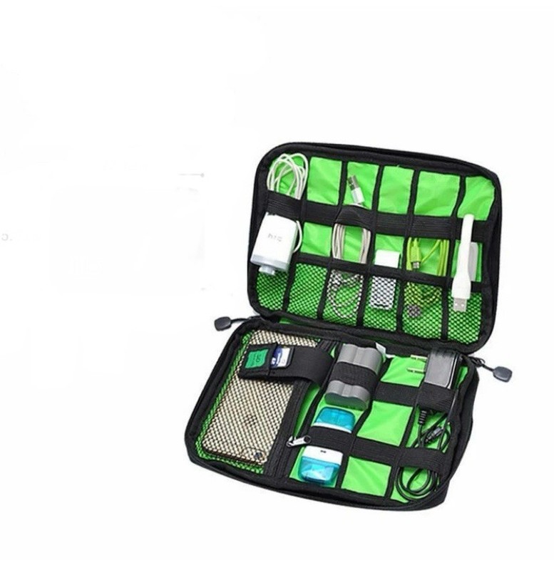 Storage Bag- Portable Multi-functional Mobile Phone Data Cable Storage Bag