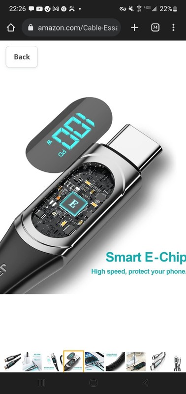 Essager 5A USB Type-C Cable gallery