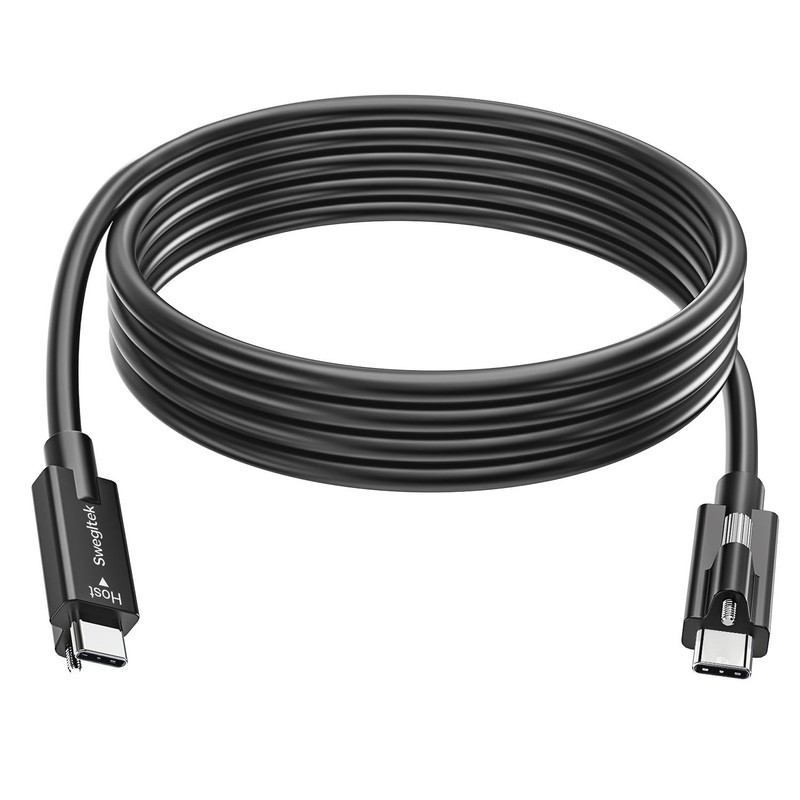USB-IF Certified USB4 Cable Screw-Locking USB4 Cable 80Gbps1.6ft,forThunderbo…