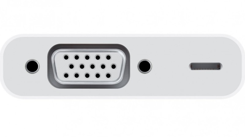 Genuine - Apple Lightning to VGA Adapter - MD825AM/A, Model A1439 - NEW gallery