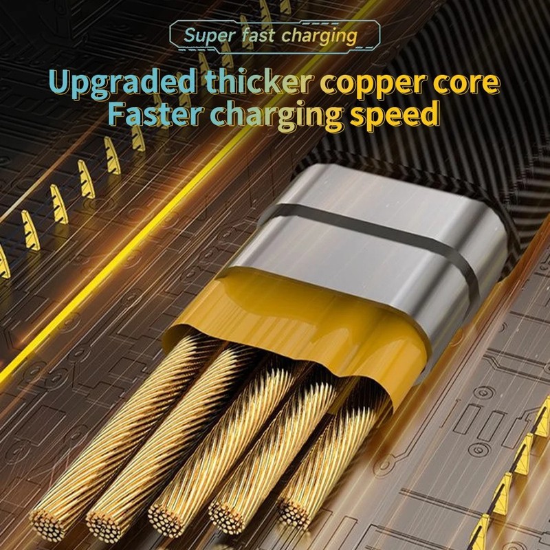 4-in-1 USB C Cable 240W 6FT for Apple Cable Fast Charging 480Mbps Data Sync gallery
