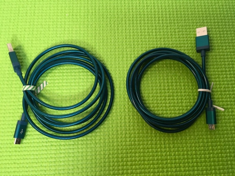 2x Blackweb USB Sync & Charge Cable With Micro-USB Connector 5ft Flexible Metal gallery