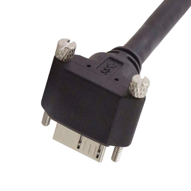 Micro USB 3.0 Cable Type A Male to Micro B Male 90 Degree 3.0M gallery