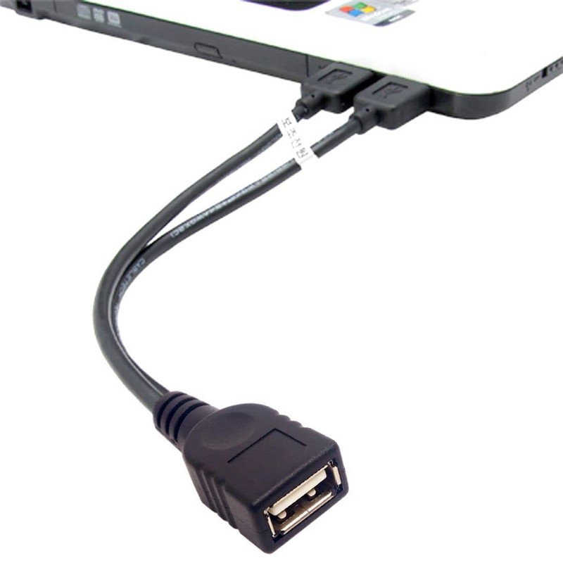 USB 2.0 Y Splitter Cable USB 2.0 Female to Data Charger Extension Cable with ... gallery