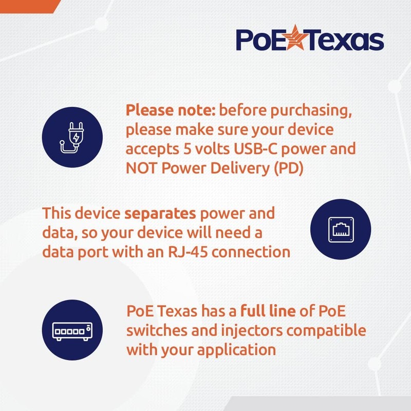 PoE Power for USB-Devices, Including Google WiFi & Raspberry Pi – for POS Sys... gallery