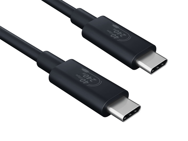 USB 4.0 Cable Gen 3 Type C Male to Type C Male Cable – 3ft / 6ft