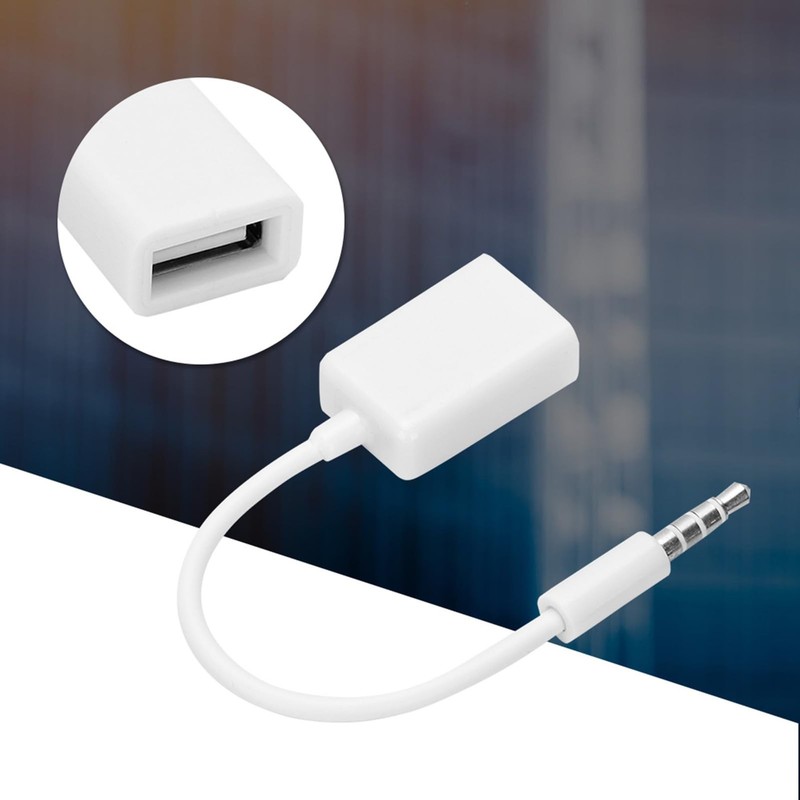 USB to AUX Adapter, USB 2.0 3.5mm Male Plug Jack to Female AUX Audio Cable, A... gallery