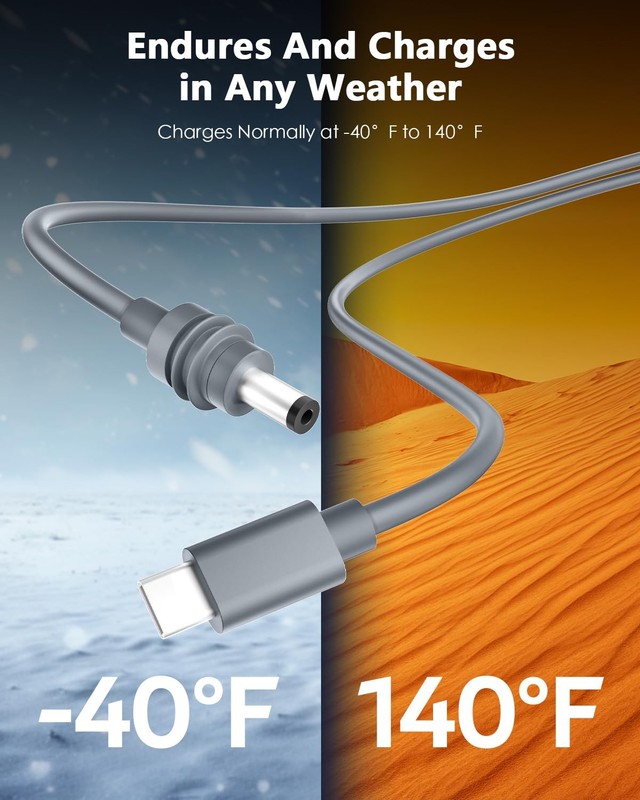 Starlink Mini Cable USB C to DC Power Cable 6.6FT 2M 18AWG Fast Charging Powe... gallery