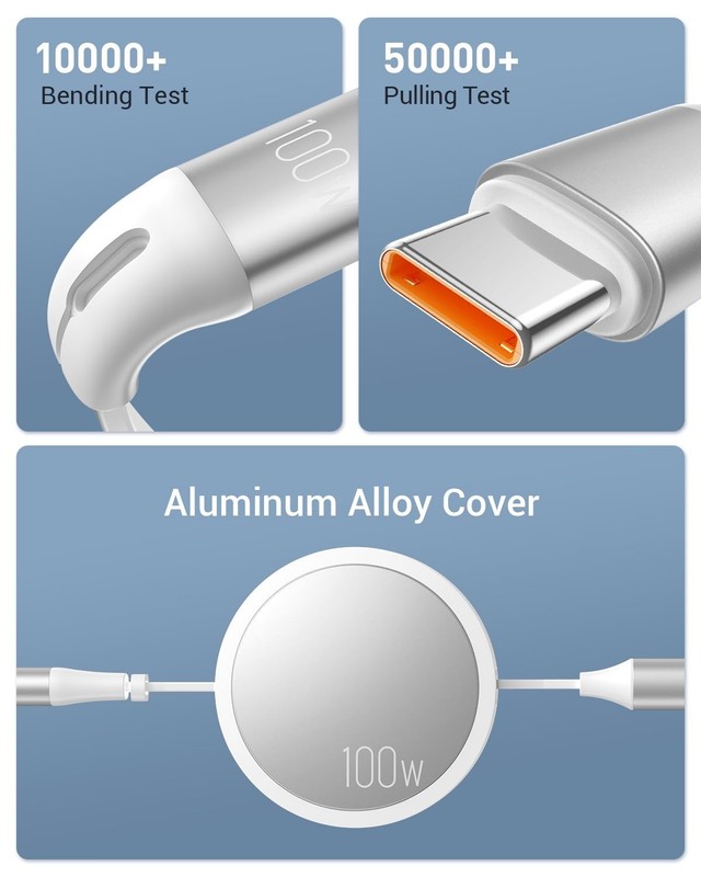 100W Multi Charging Cable, 6-in-1 USB C/A Fast Charger Cord gallery