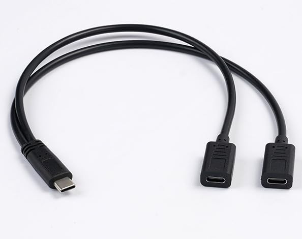 USB Splitter Charge Cable,1 Feet USB to 2 Dual Female Y Splitter Extension Ch... gallery